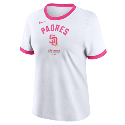 San Diego Padres City Connect Women's Nike MLB Ringer T